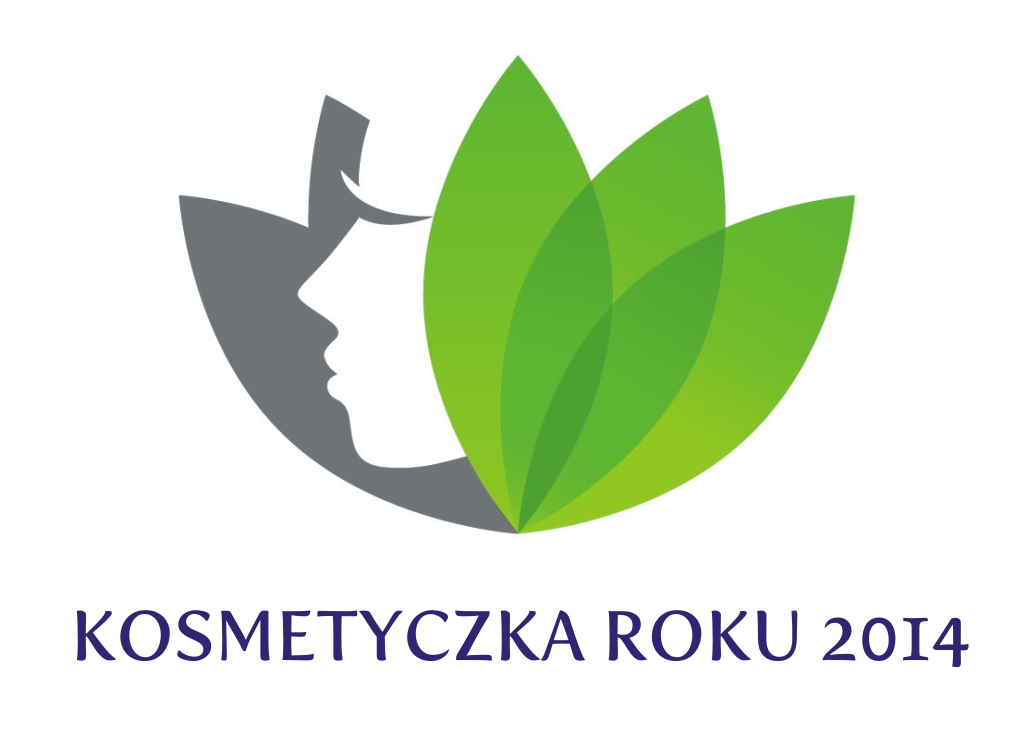 Logo Konkursu Kosmetyczka. Kryształowy kwiat z wtopionym logo Konkursu, Kosmetyczka Roku 2014